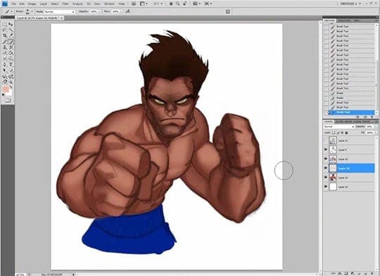 digital painting basic lightning