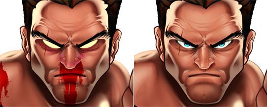 digital painting face