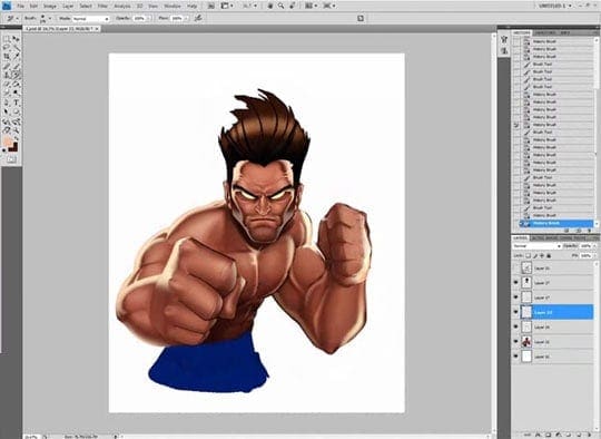digital painting highlights