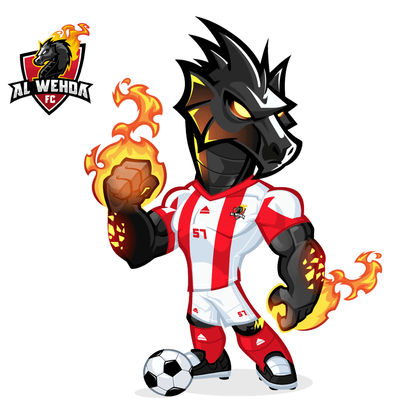 al-wehda mascot design