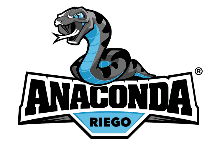 Logo ilustrado Anaconda Riego