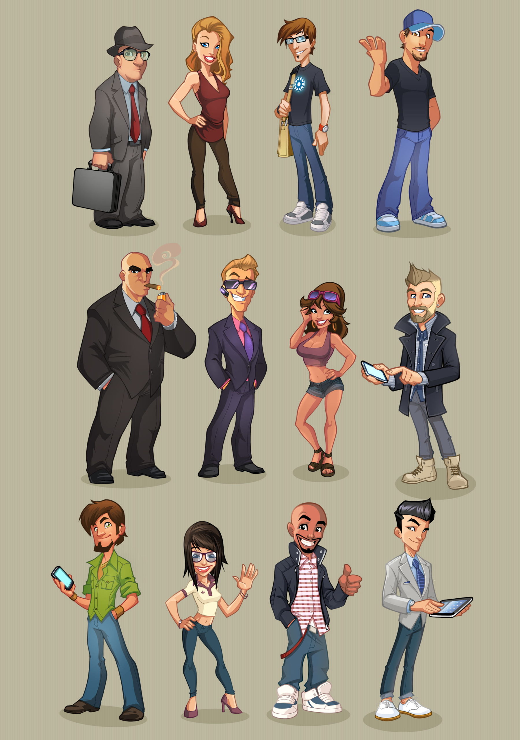 diseño de personajes para juegos