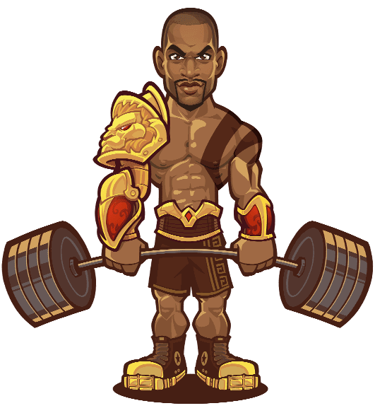 fitness mascot design