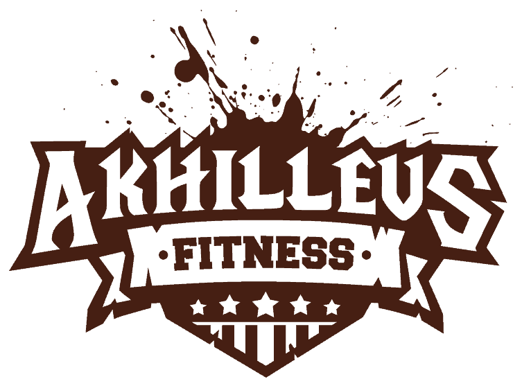 fitness logo design 1 color dark