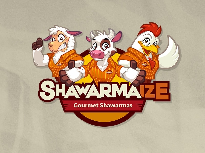 shawarma diseño logotipo