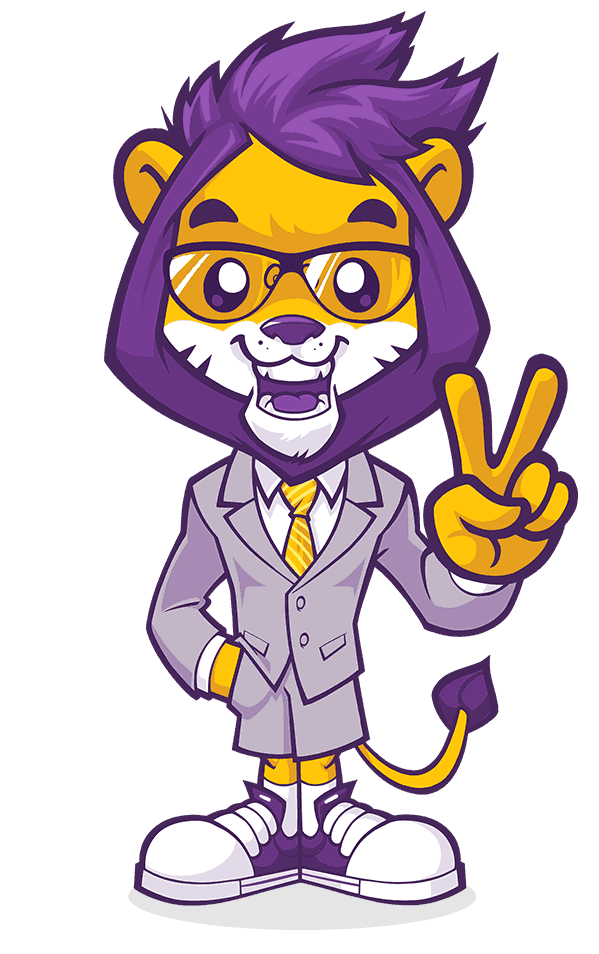 mascot design lion