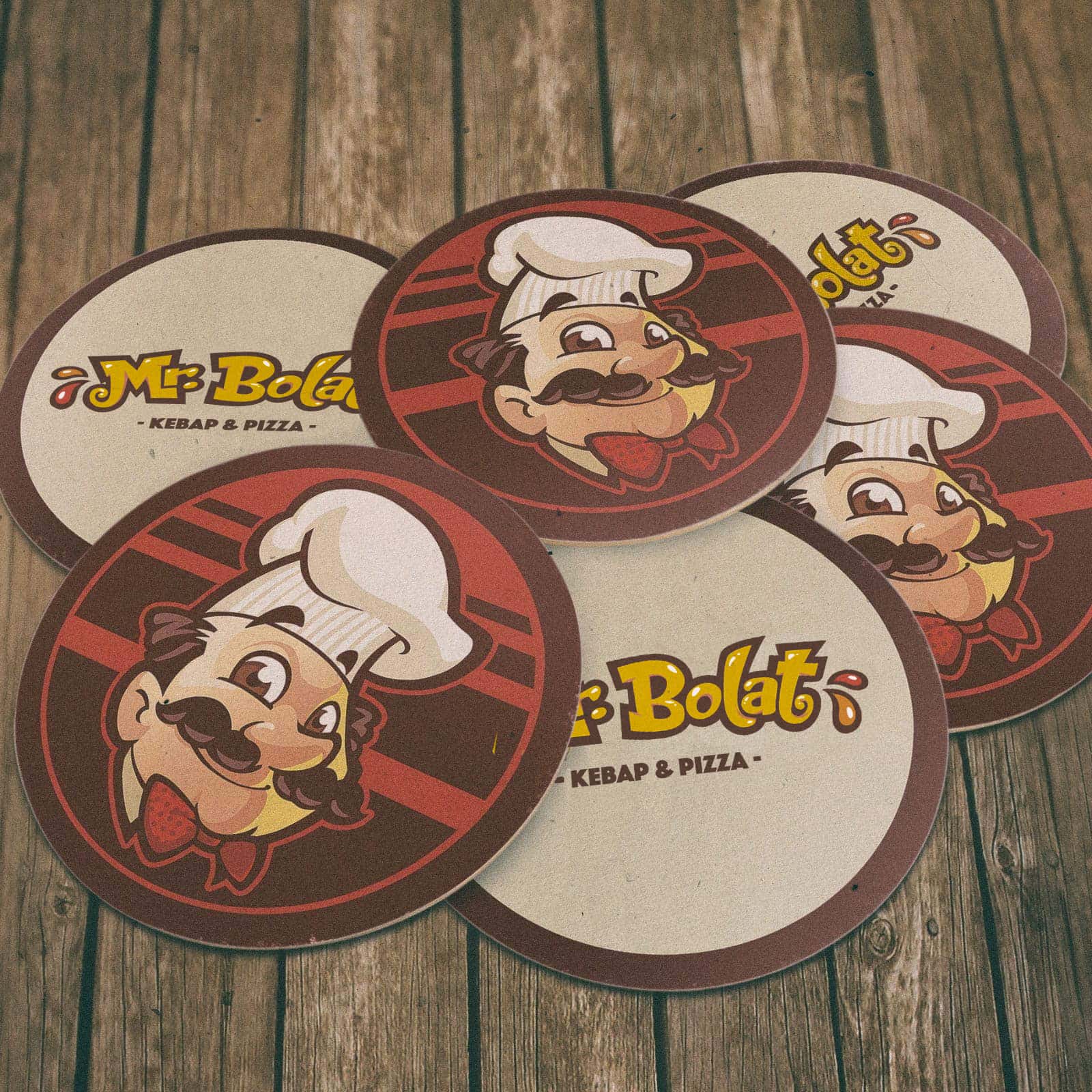 Lunch room coasters