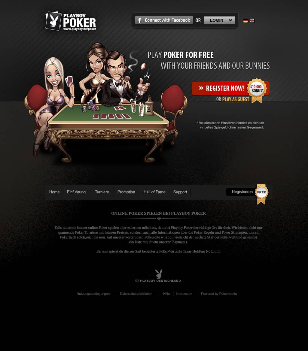 app interface poker
