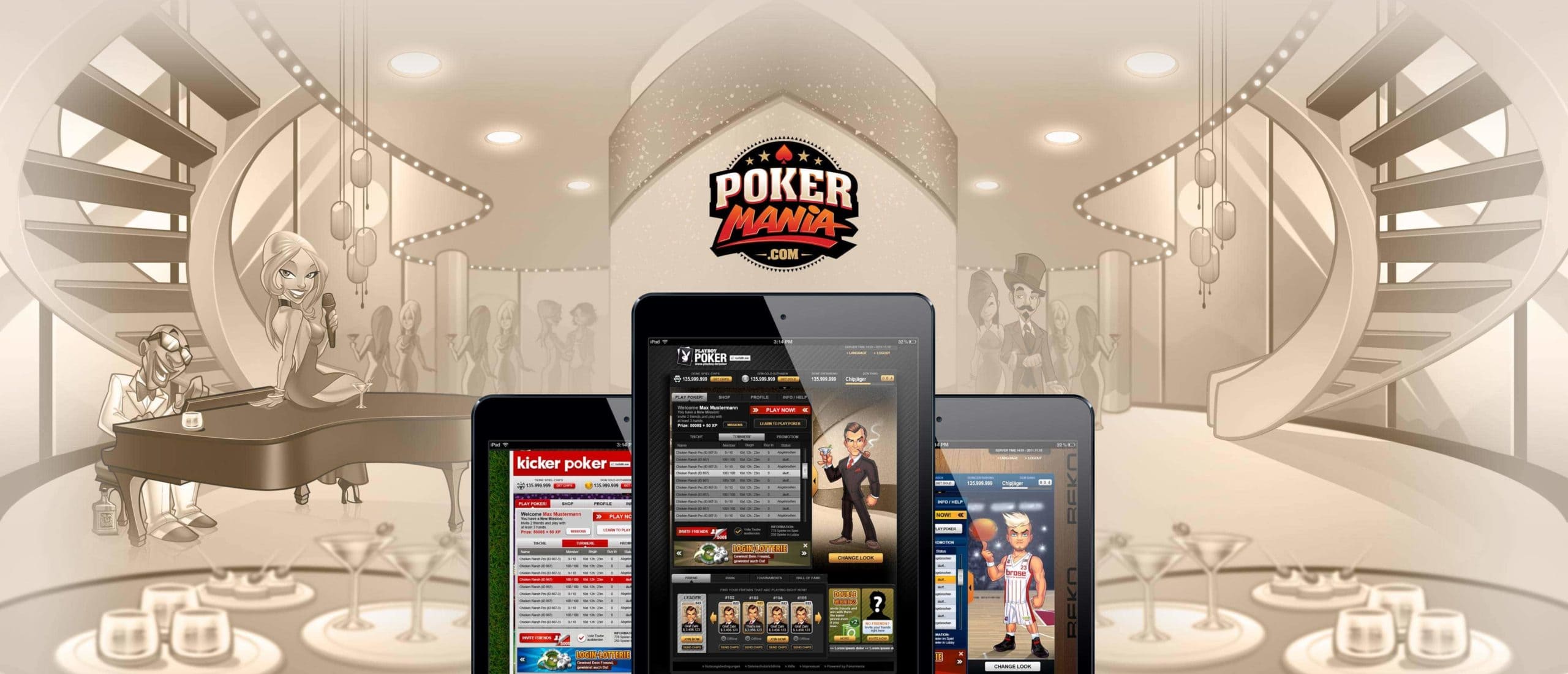 poker game illustration