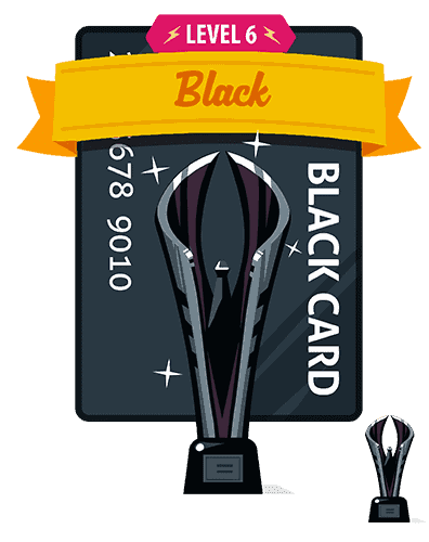 black trophy interface design