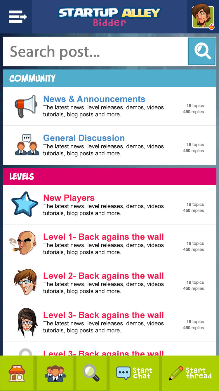 forum mobile ux