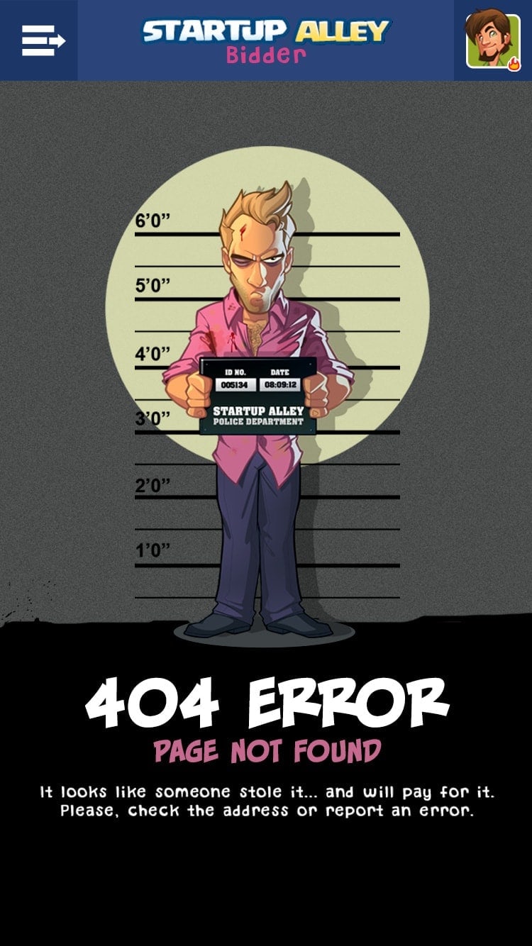 404 page error