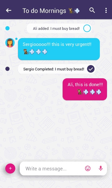 Material design Chat