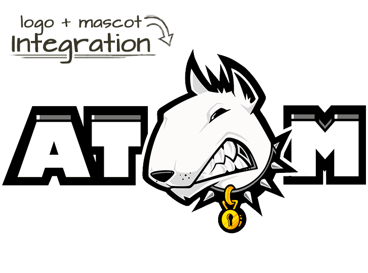cartoon mascot logo design