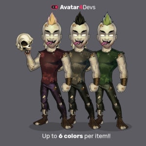 Set 7: Zombie Avatar