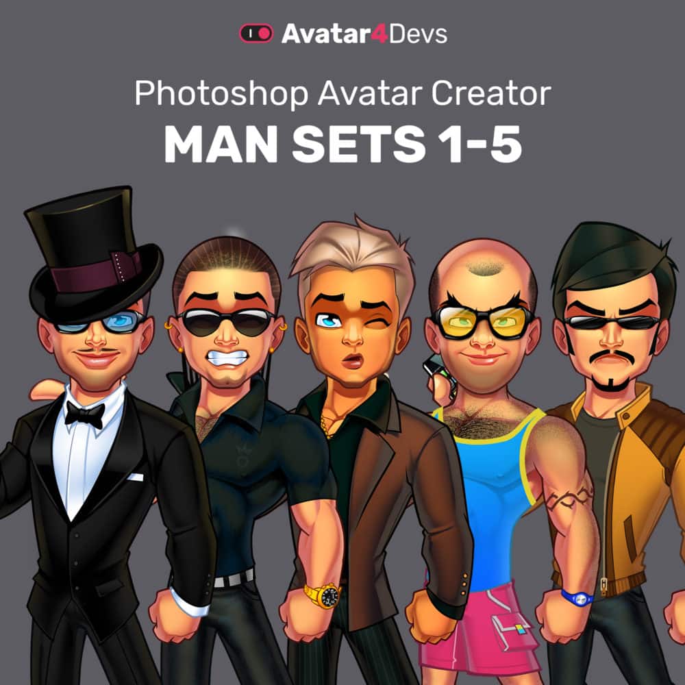 Avatar Hombre Sets 1-5