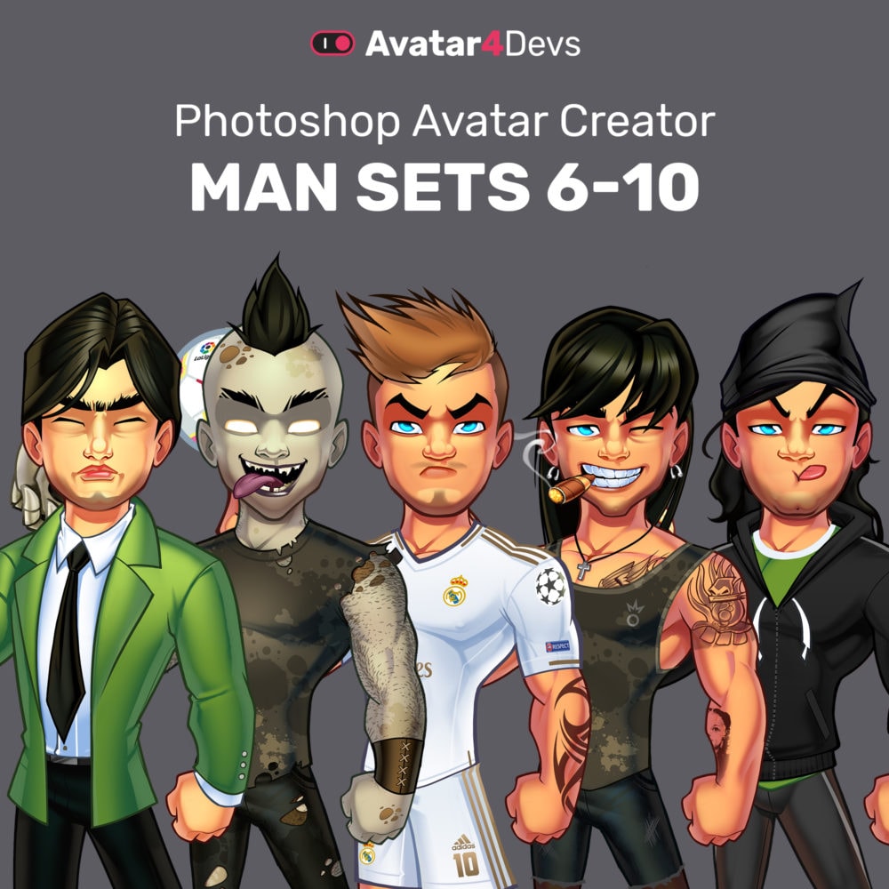 Avatar Hombre Sets 6-10