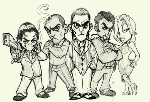 sketch mascot design 04