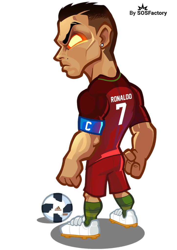 cristiano ronaldo mascot design