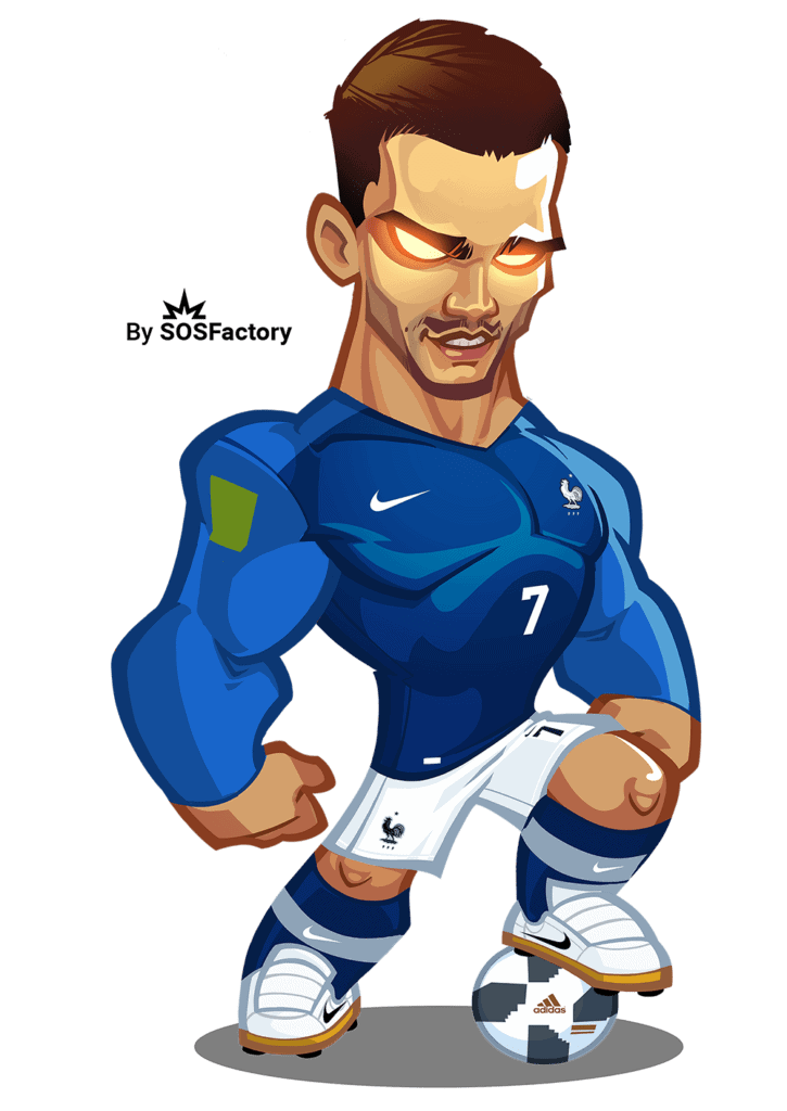 antoine griezmann caricature