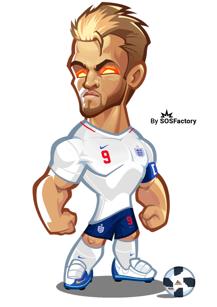 caricatura harry kane