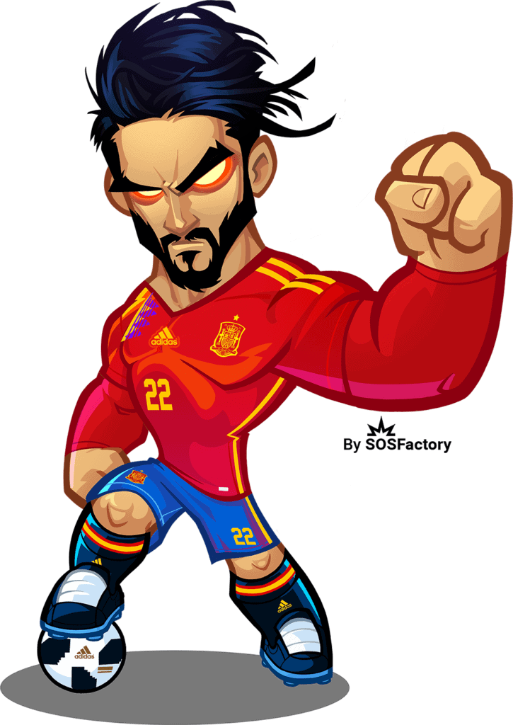 isco alarcon mascot design