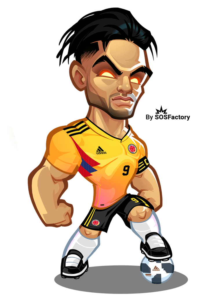 ramadel falcao caricature