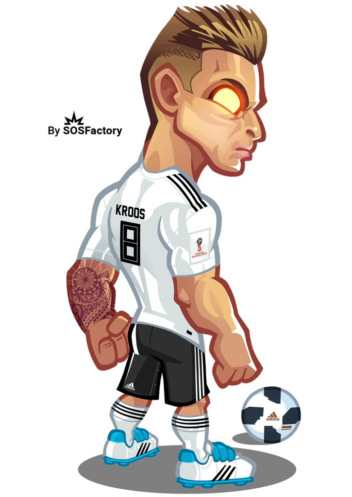 caricatura toni kroos