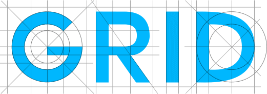 Grid based logo