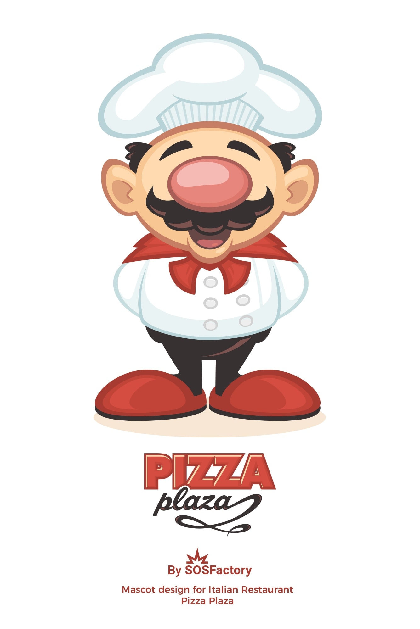 mascot design italian restaurant