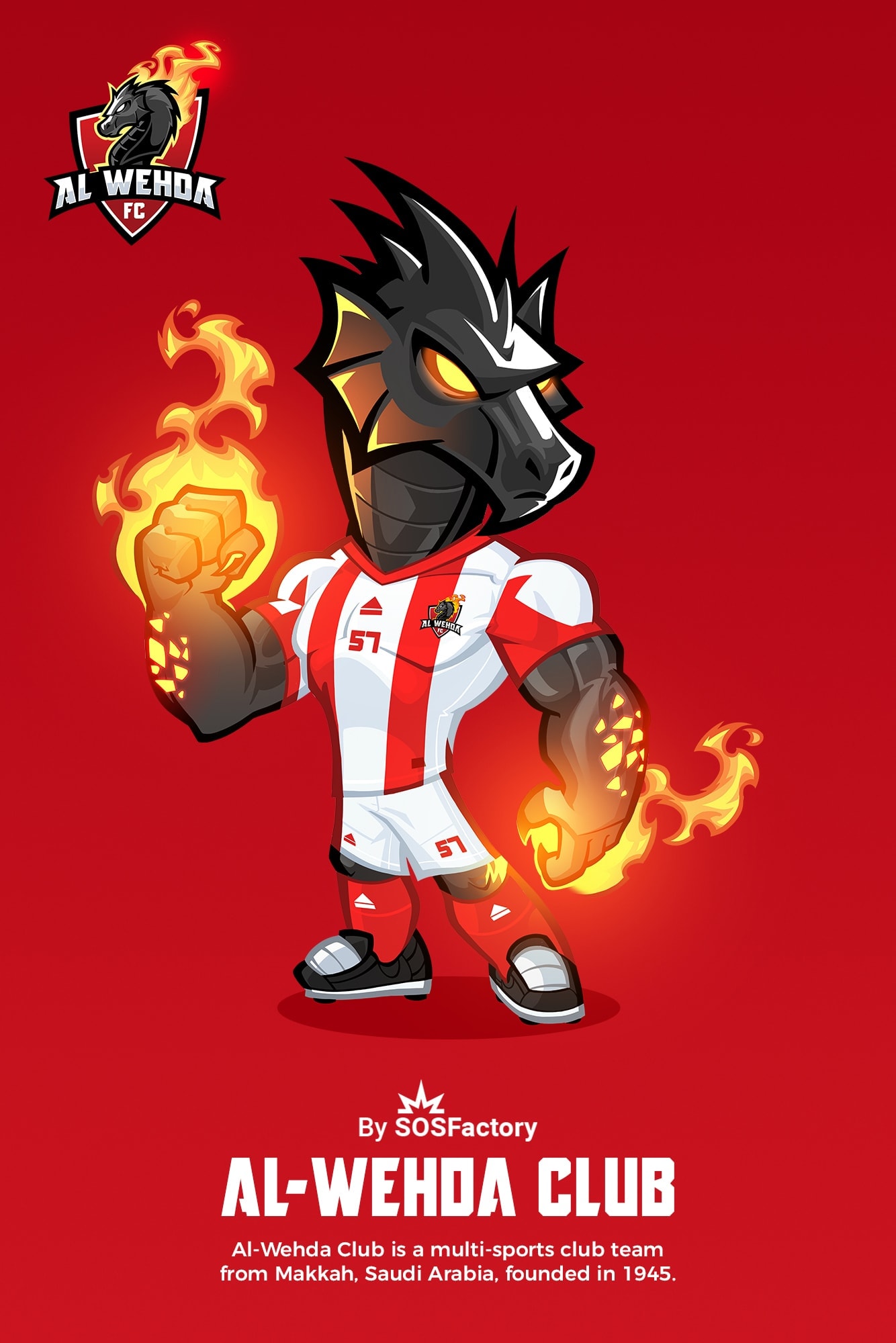 Al-Wehda Mascot Al-Wehda Mascot
