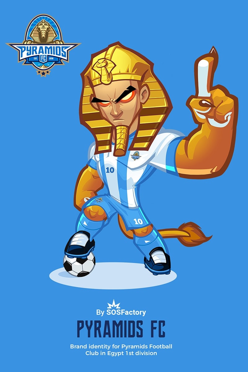 Pyramids Fc mascot Pyramids Fc mascot
