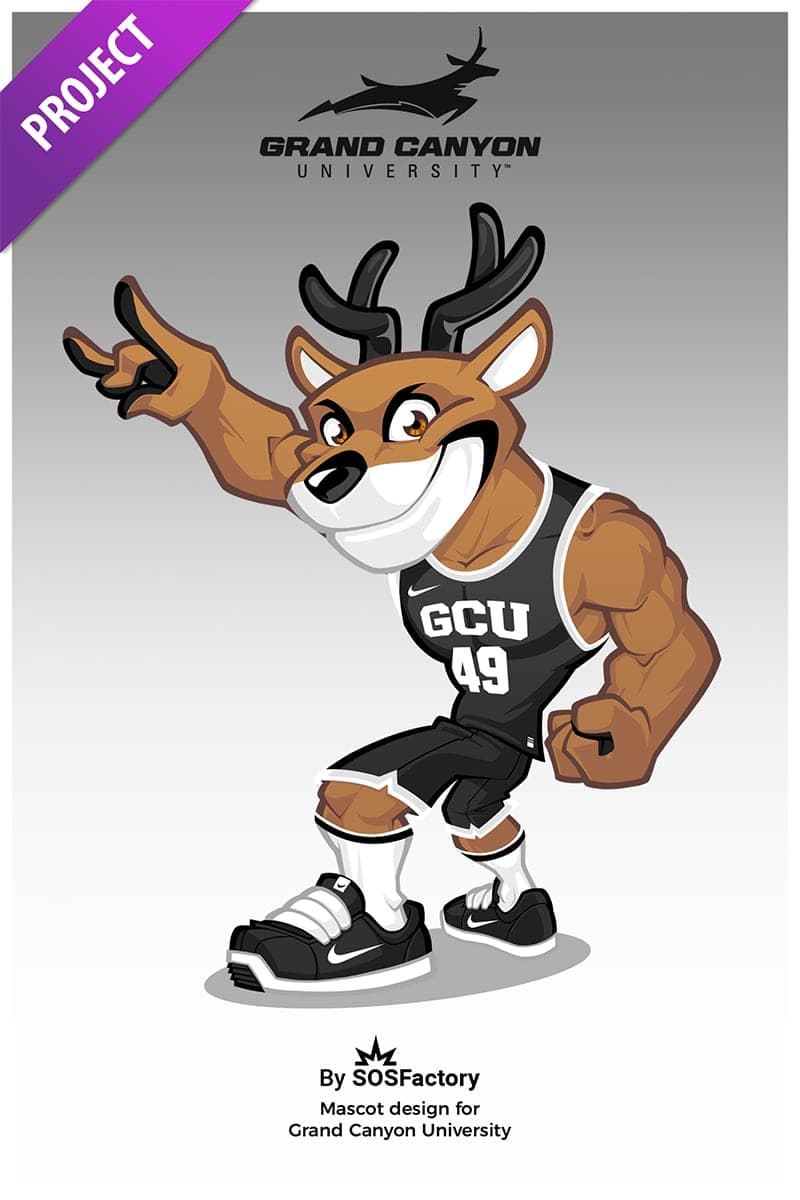 grand canyon university mascot design
