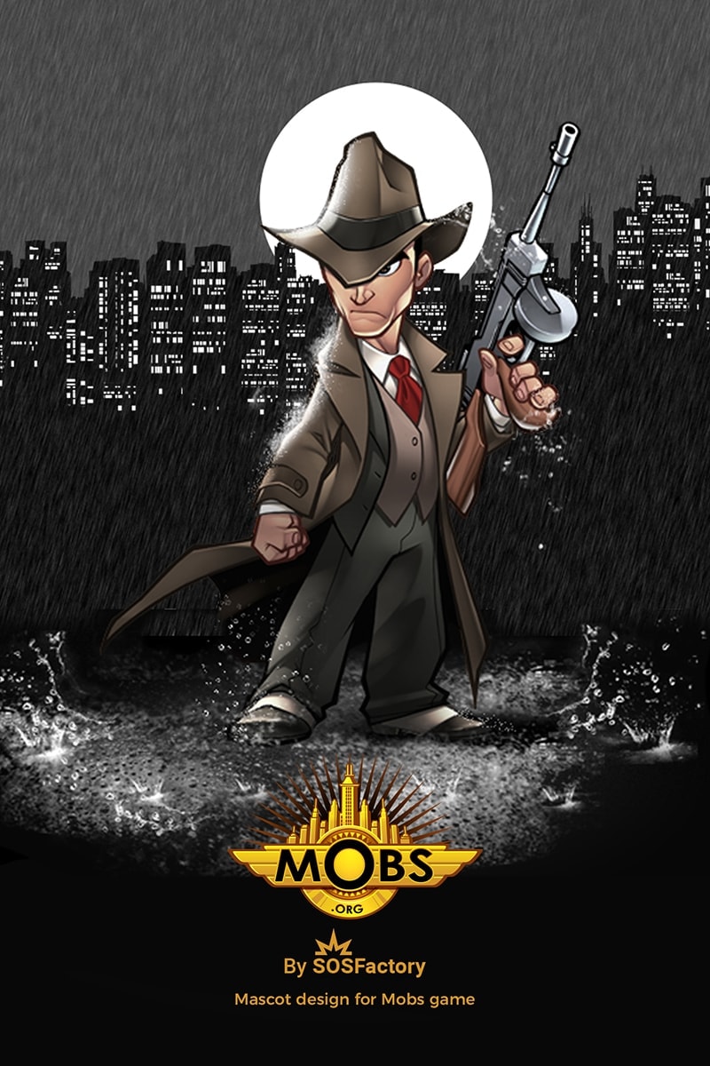 mafia mascot design