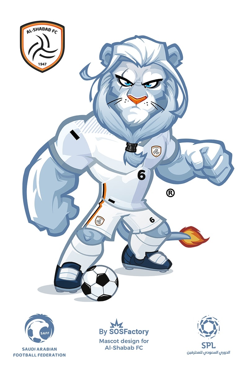 Al-Shabab Mascot Al-Shabab Mascot