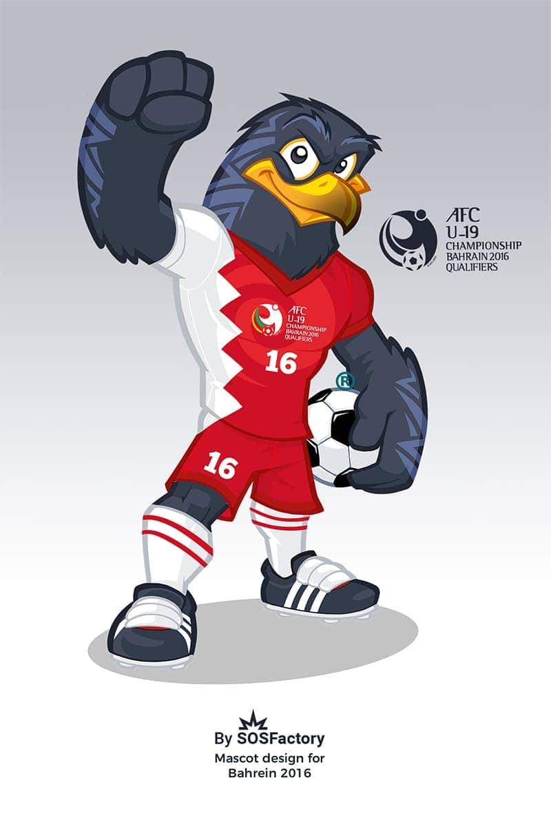 bahrein2016 mascot design bahrein2016 mascot design