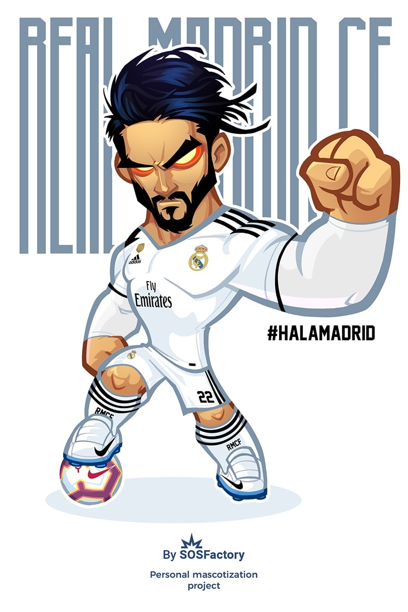 Isco Alarcon caricature