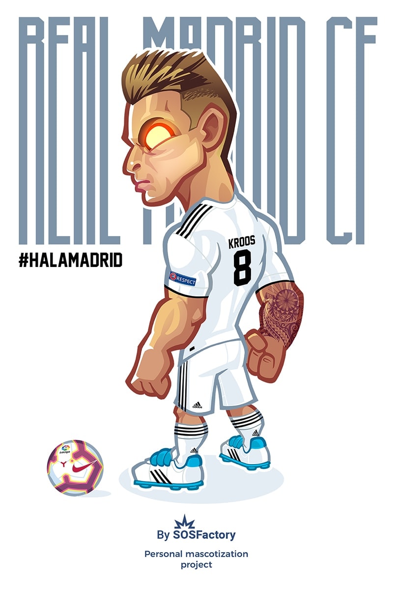 Toni Kroos caricature