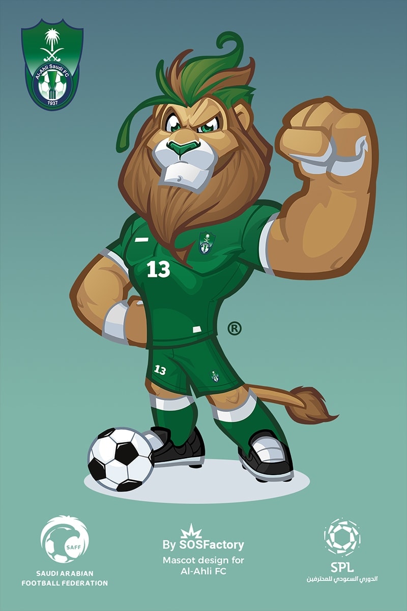 Al Hilal Mascot Design