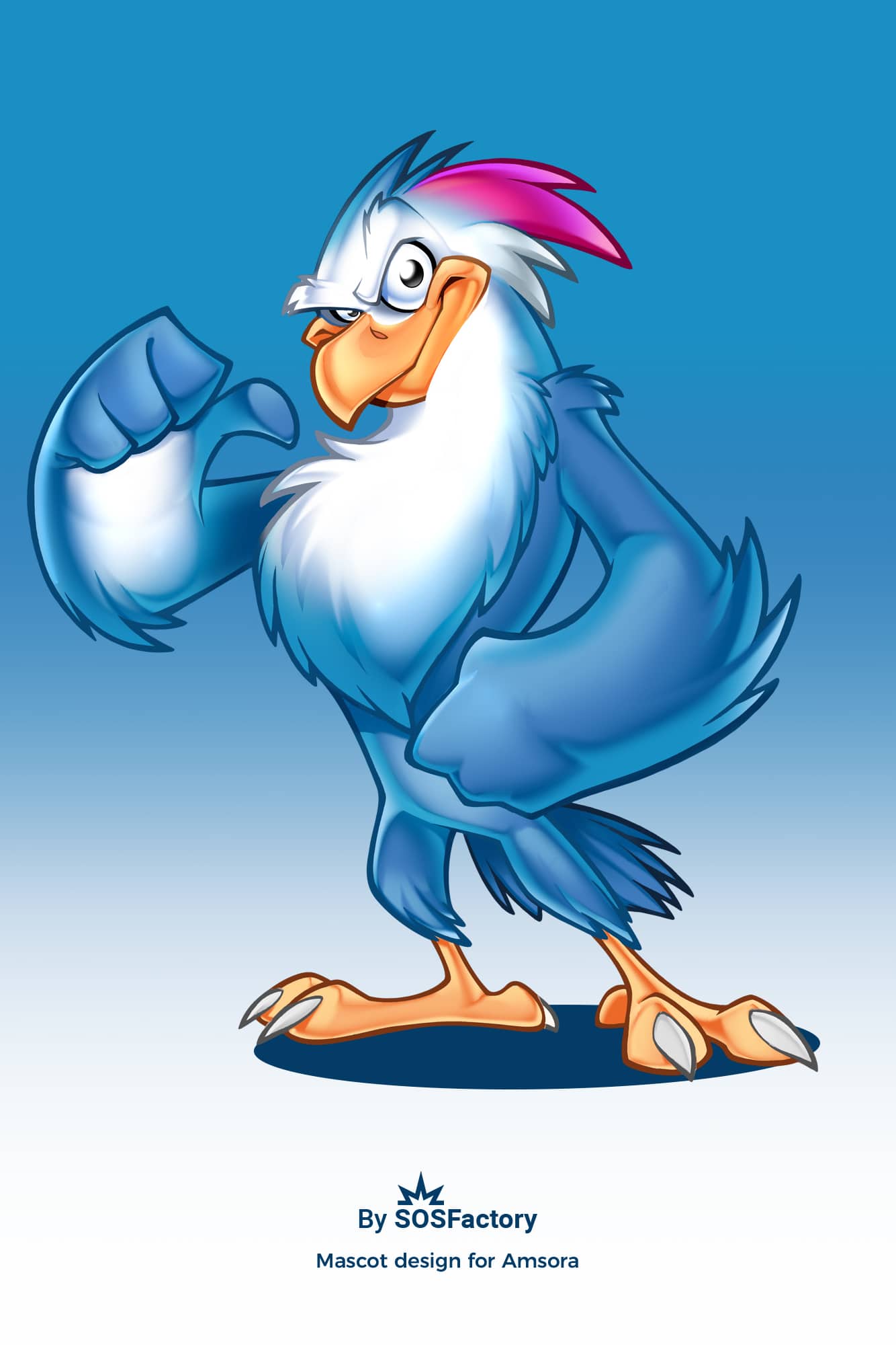 bird mascot design
