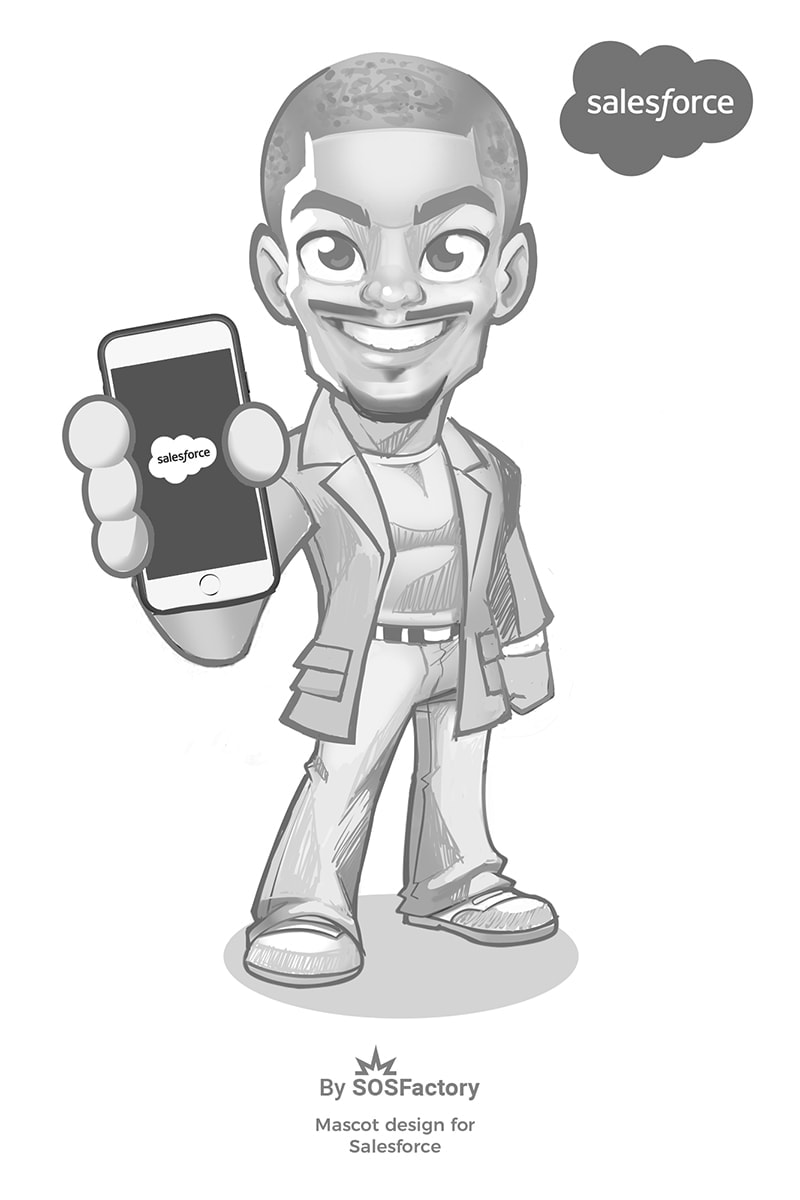 salesforce mascot design