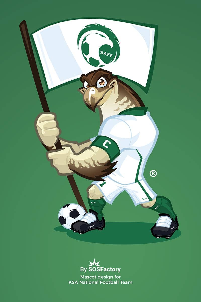 KSA football mascot