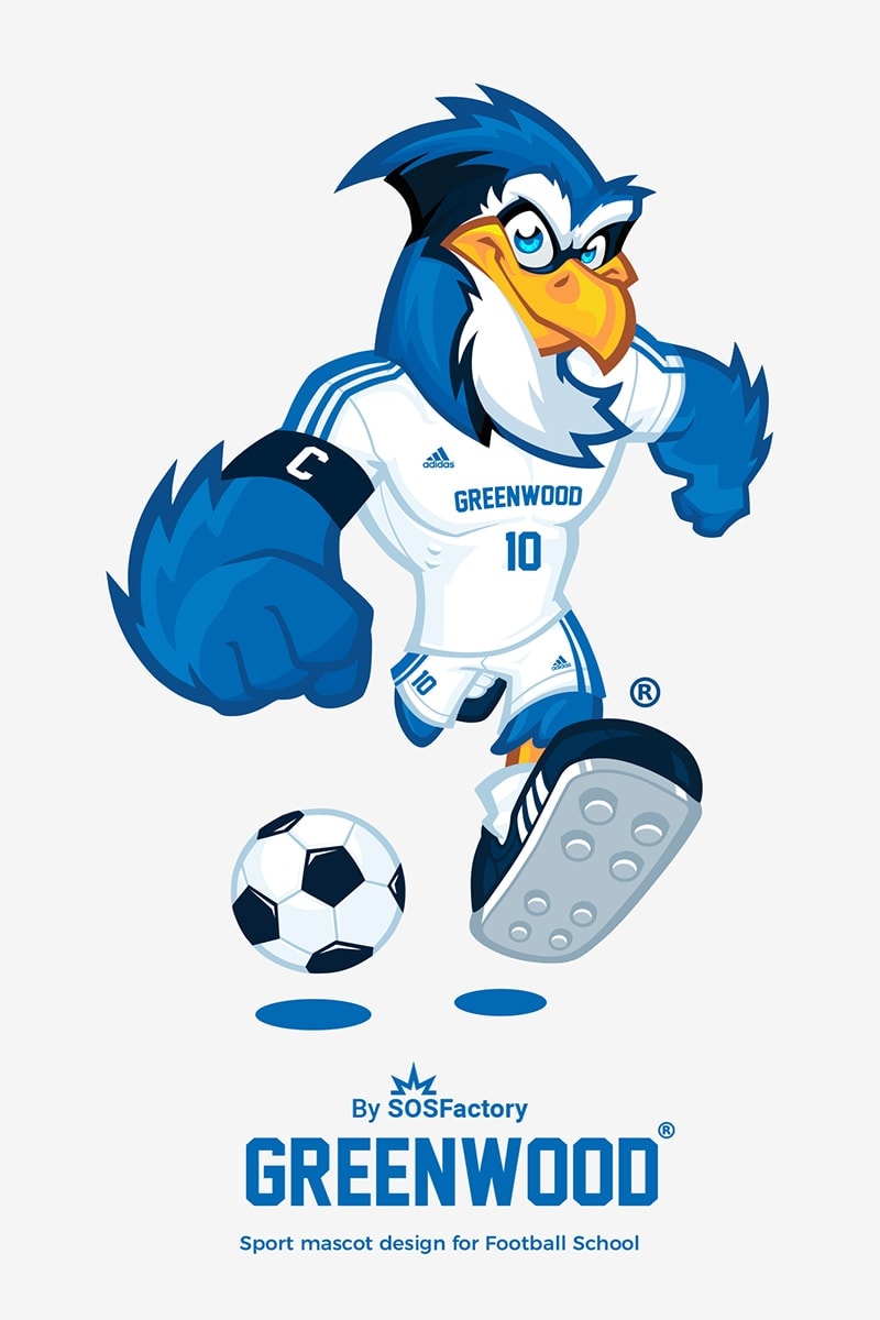 Greenwood sport mascot design