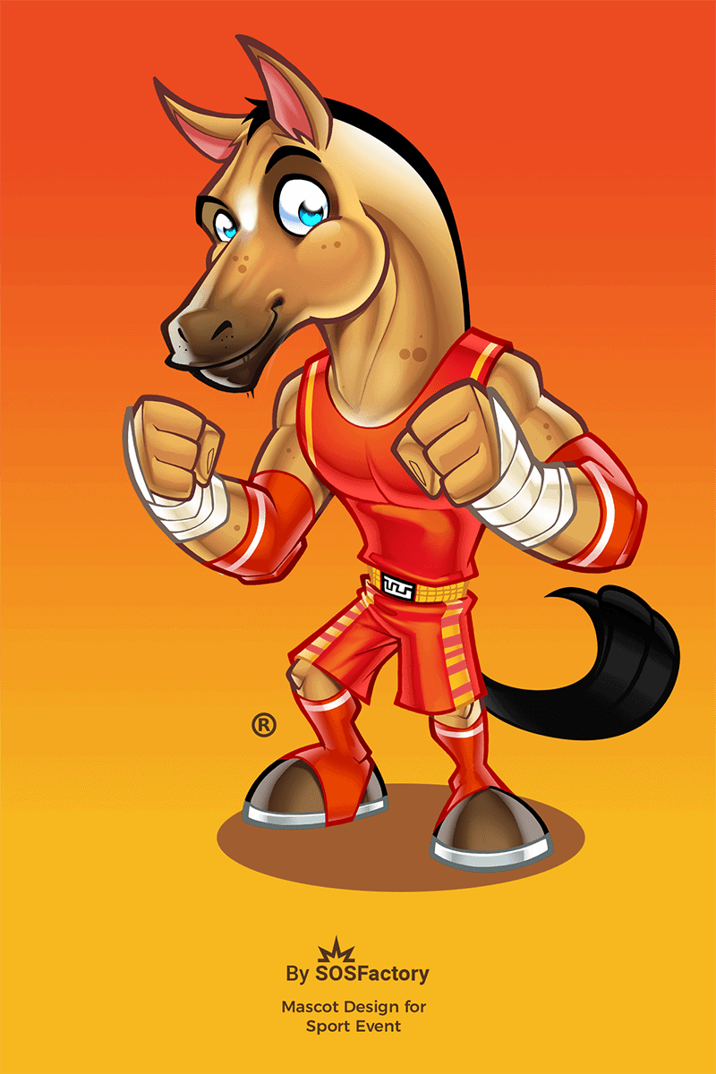 Mascot design for sport event