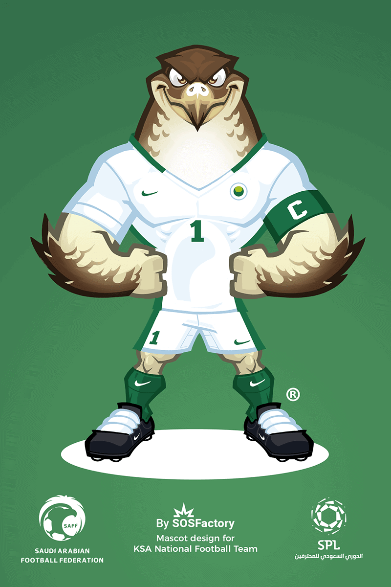 Mascot design for KSA national team