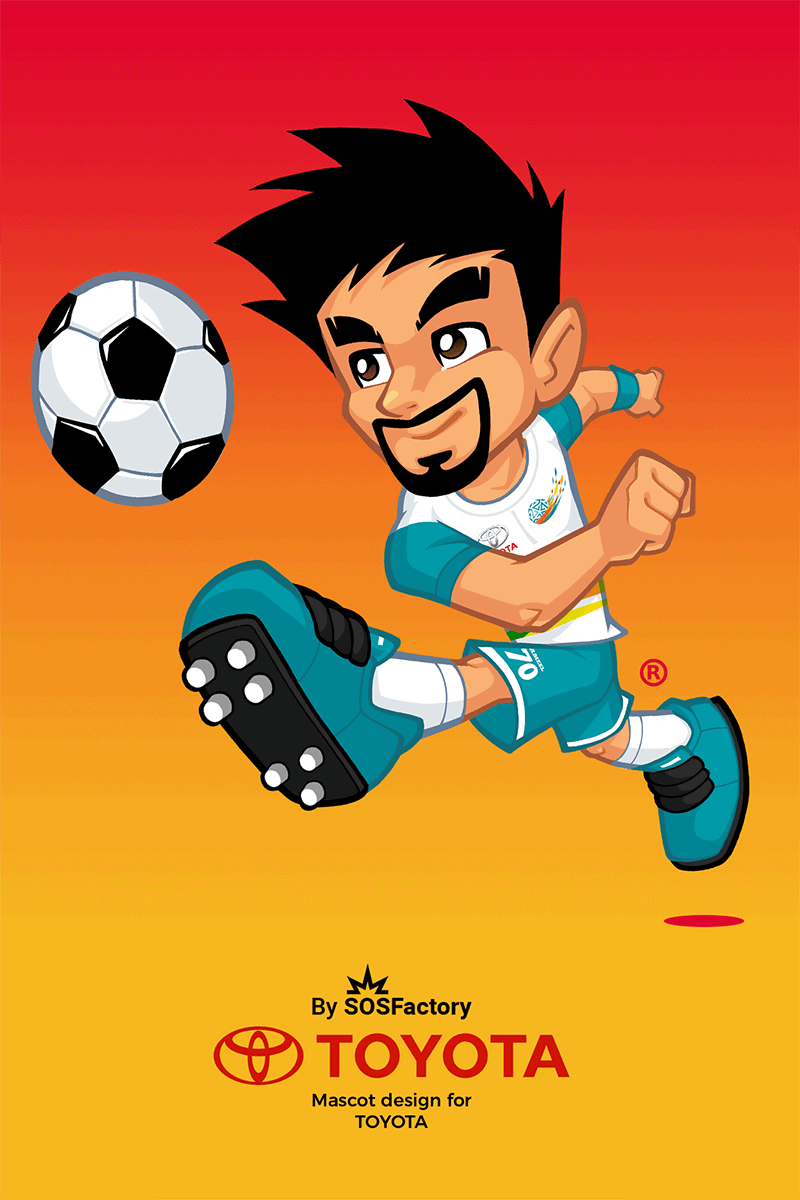 Mascot design for KSA professional football league