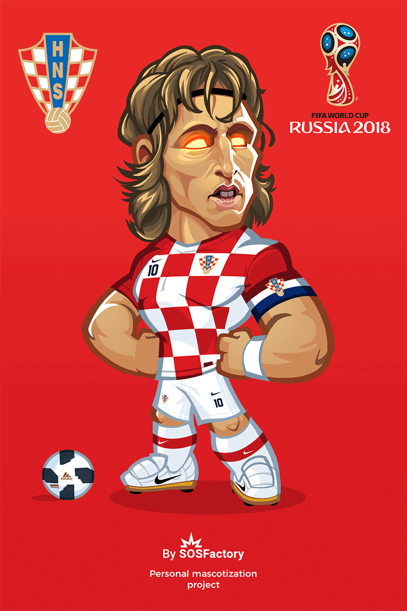 Luka Modric Caricature