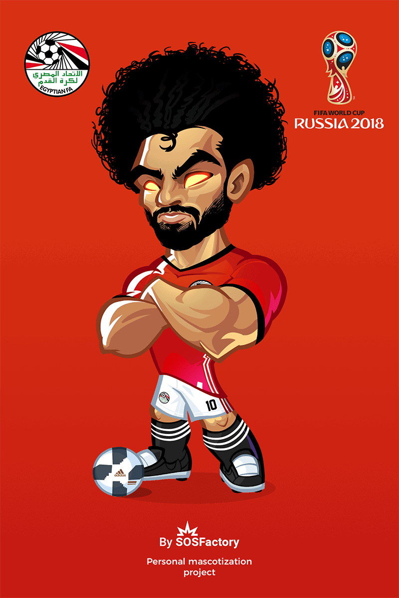 Mo Salah Caricature