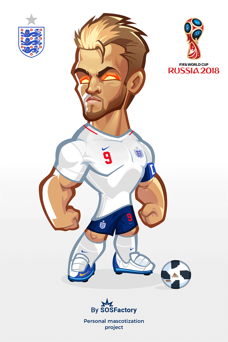 Harry Kane caricature