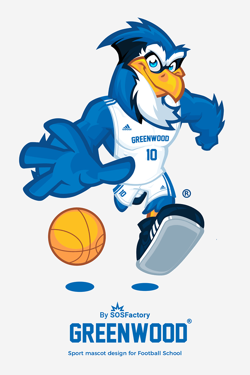 Greenwood sport mascot design